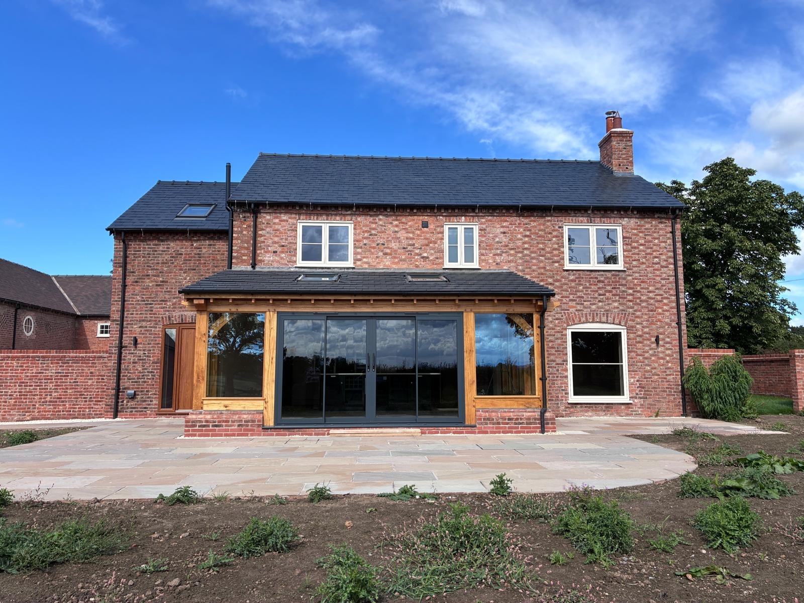 An image of the outside of the farmhouse property. An image of the outside of the farmhouse property.